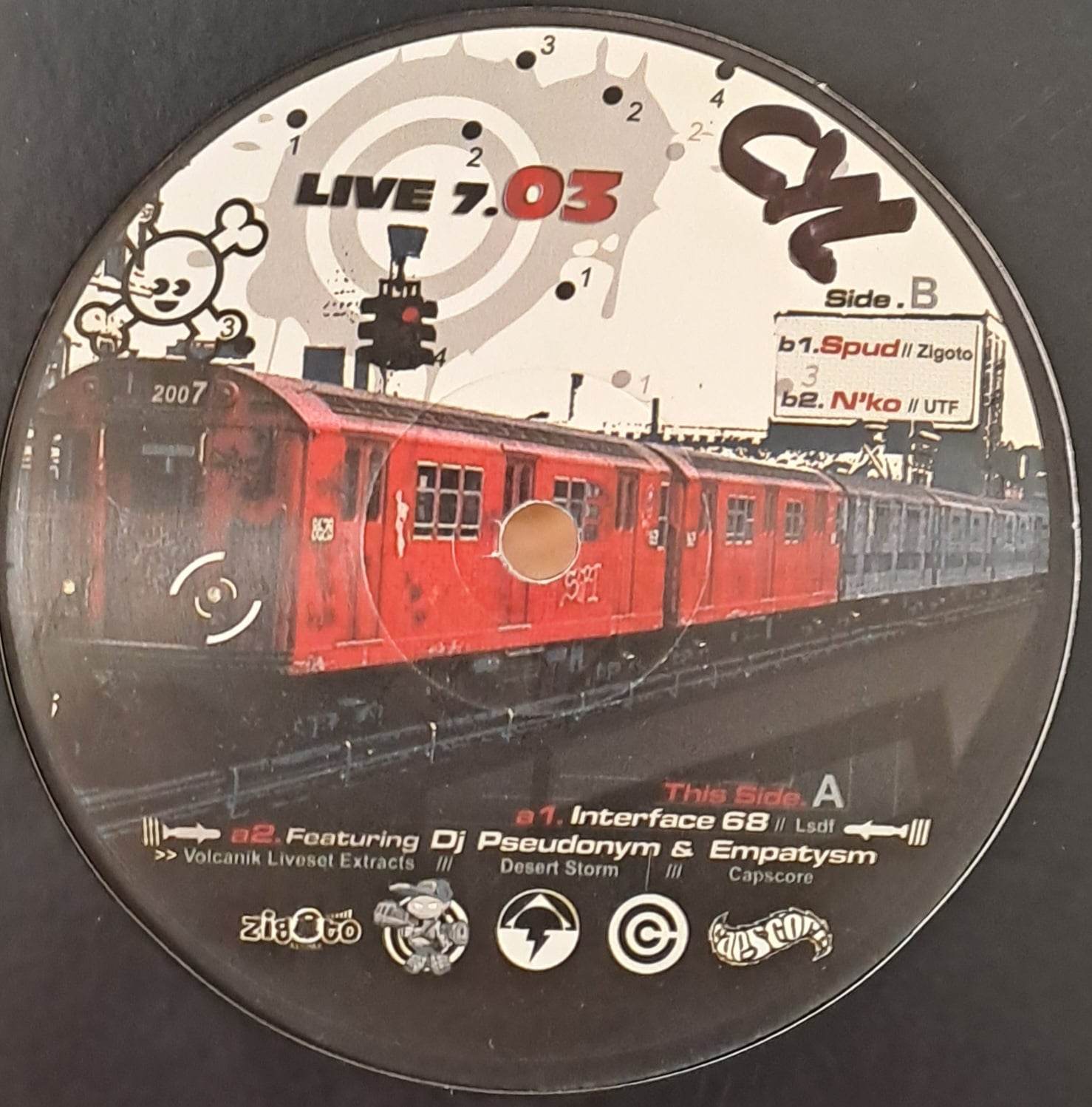 Live 7-03 - vinyle freetekno